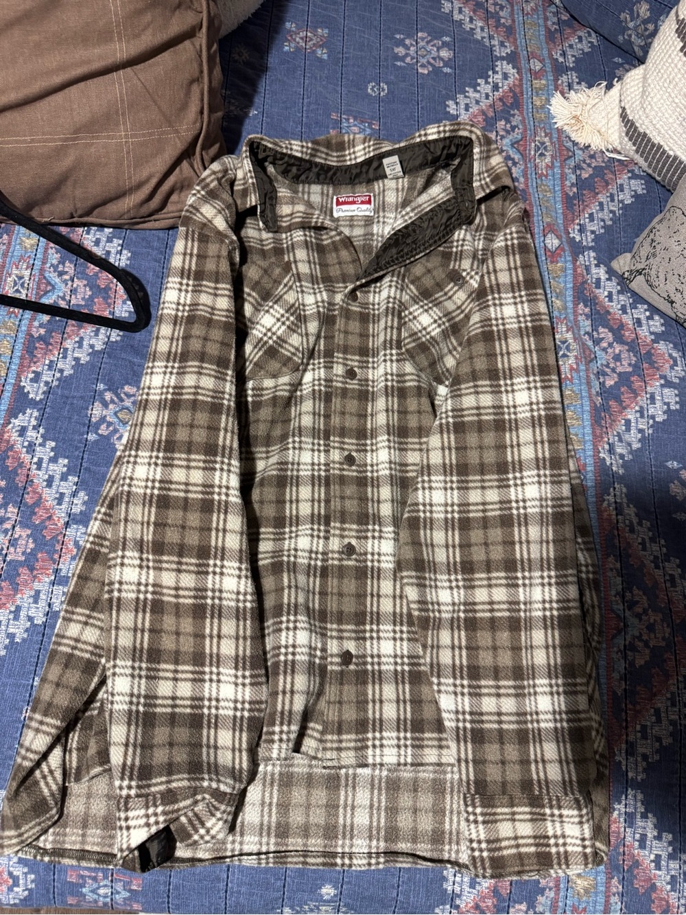 Wrangler Men’s Fleece Flannel Shirt